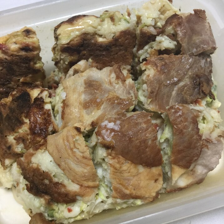 ドライトマトでお好み焼き風